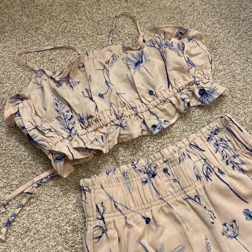 H&M Linen Two Piece Set - image 4